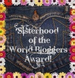 'Sisterhood of the world' Bloggers Award 2013